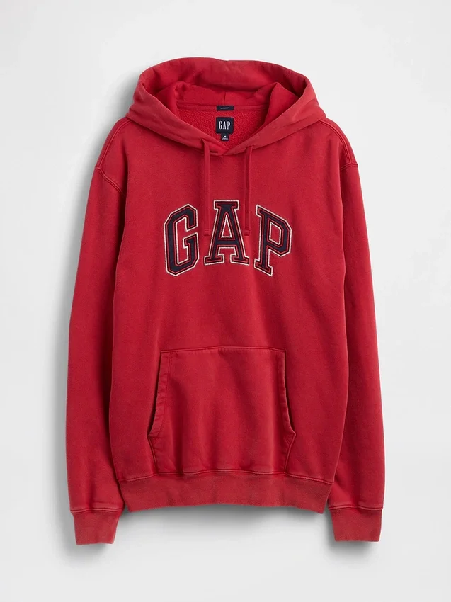 Φούτερ με κουκούλα για ενήλικες Vintagesoft Relaxed Logo