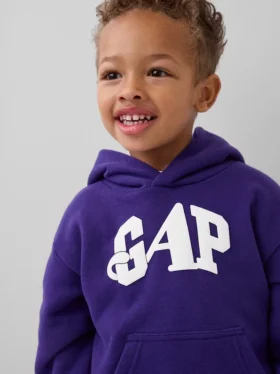 Φούτερ με κουκούλα για μικρά παιδιά GAP × Awake Ny Vintagesoft με λογότυπο