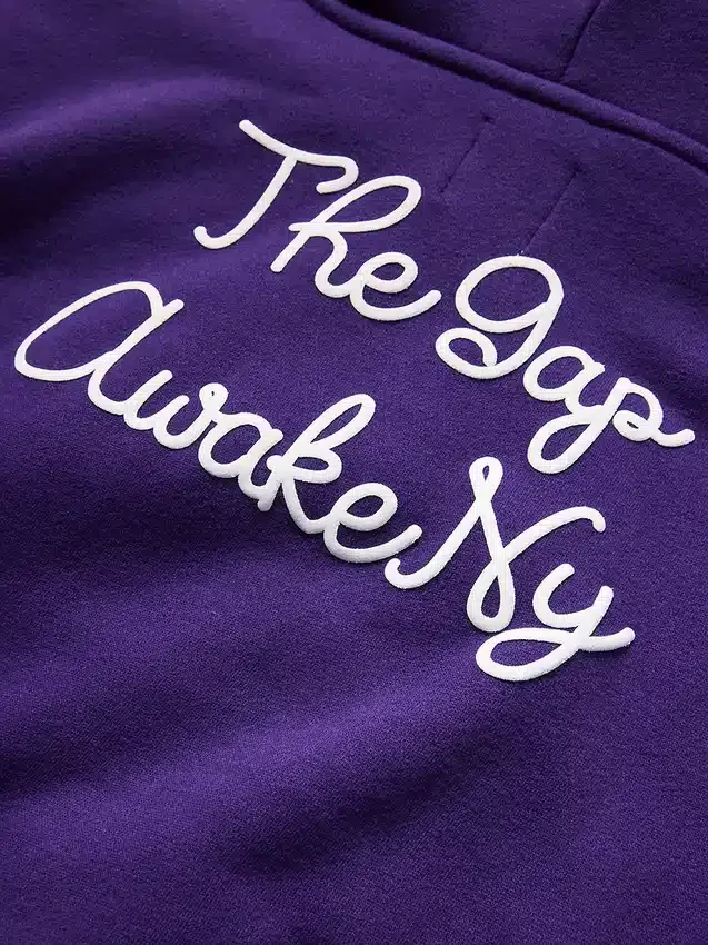 Φούτερ με κουκούλα για μικρά παιδιά GAP × Awake Ny Vintagesoft με λογότυπο