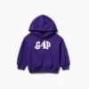 Φούτερ με κουκούλα για μικρά παιδιά GAP × Awake Ny Vintagesoft με λογότυπο