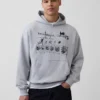 Φούτερ με κουκούλα Jean-Michel Basquiat