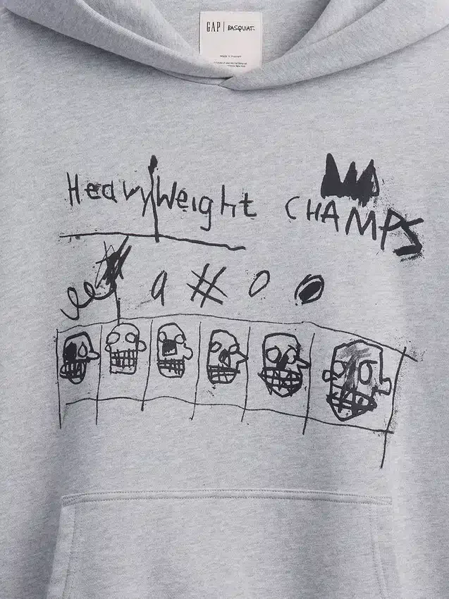 Φούτερ με κουκούλα Jean-Michel Basquiat