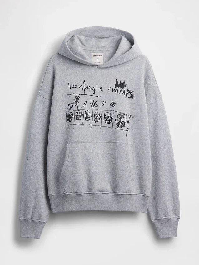 Φούτερ με κουκούλα Jean-Michel Basquiat