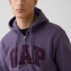 Φούτερ με κουκούλα και φερμουάρ για ενήλικες Vintagesoft Arch Logo