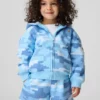 Φούτερ με κουκούλα και φερμουάρ Vintagesoft Camo για βρέφη & νήπια