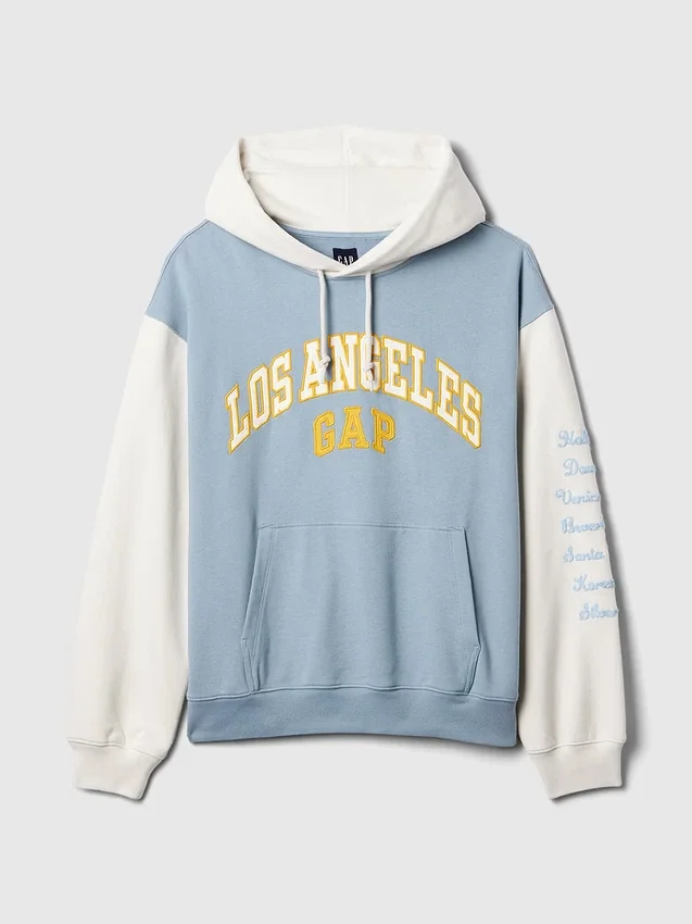 Φούτερ με κουκούλα και λογότυπο GAP Los Angeles City