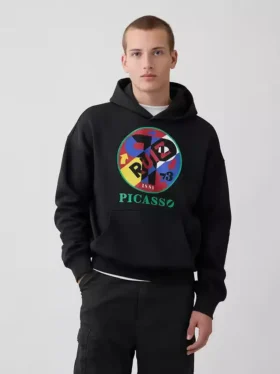 Φούτερ με κουκούλα και σχέδιο Robert Indiana Vintagesoft