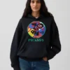 Φούτερ με κουκούλα και σχέδιο Robert Indiana Vintagesoft