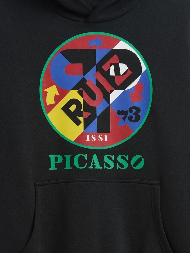 Φούτερ με κουκούλα και σχέδιο Robert Indiana Vintagesoft