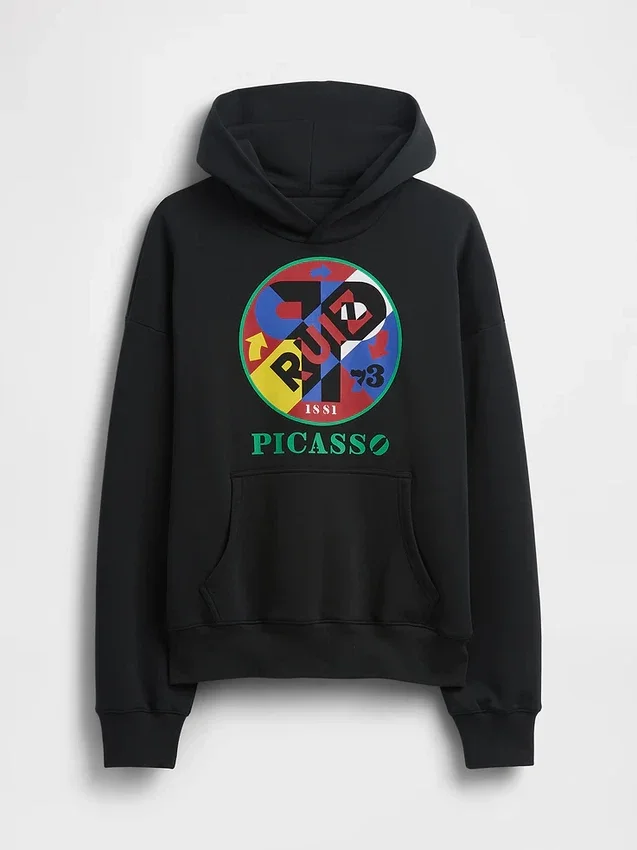 Φούτερ με κουκούλα και σχέδιο Robert Indiana Vintagesoft