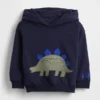 Φούτερ με κουκούλα Vintagesoft Dino-Pocket για Βρέφη & Νήπια