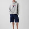 Φούτερ με κουκούλα Vintagesoft Oversized Americana Logo