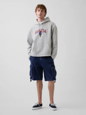 Φούτερ με κουκούλα Vintagesoft Oversized Americana Logo