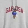Φούτερ με κουκούλα Vintagesoft Oversized Americana Logo