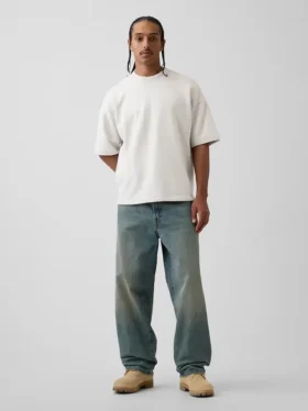 Φούτερ Oversized από βαρύ French Terry