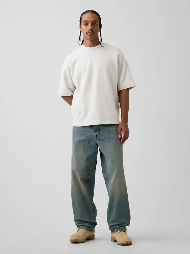 Φούτερ Oversized από βαρύ French Terry