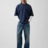Φούτερ Oversized από βαρύ French Terry
