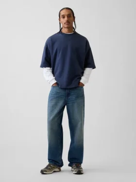 Φούτερ Oversized από βαρύ French Terry