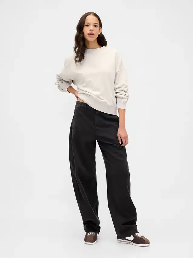 Φούτερ Oversized από βαρύ French Terry