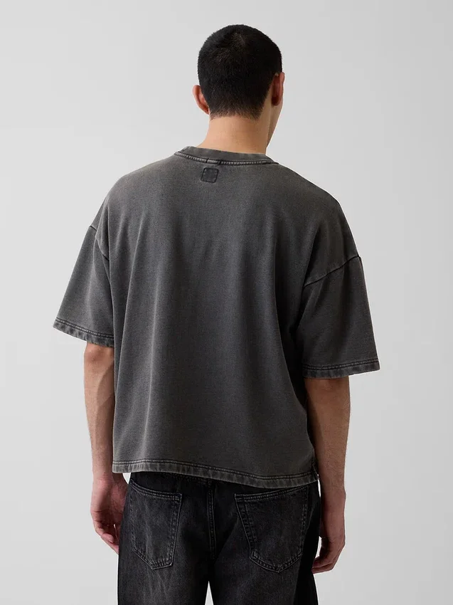 Φούτερ Oversized από βαρύ French Terry
