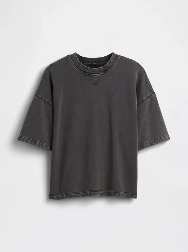 Φούτερ Oversized από βαρύ French Terry