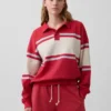 Φούτερ πόλο oversize από μαλακό φλοκωτό ύφασμα Vintagesoft