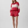 Φούτερ πόλο oversize από μαλακό φλοκωτό ύφασμα Vintagesoft