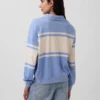 Φούτερ πόλο oversize από μαλακό φλοκωτό ύφασμα Vintagesoft