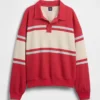 Φούτερ πόλο oversize από μαλακό φλοκωτό ύφασμα Vintagesoft