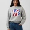 Φούτερ Robert Indiana Vintagesoft Love