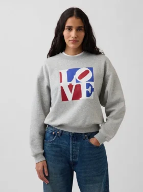Φούτερ Robert Indiana Vintagesoft Love