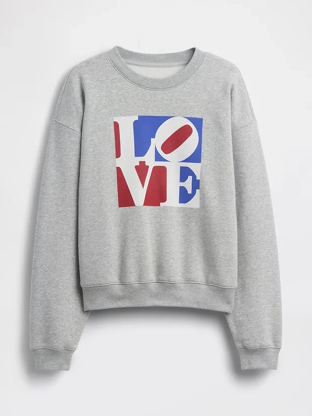 Φούτερ Robert Indiana Vintagesoft Love