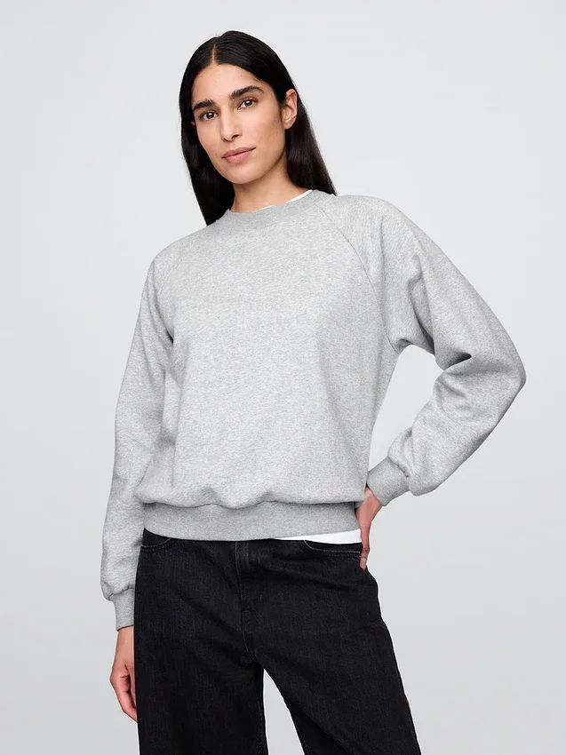 Φούτερ Vintagesoft με μανίκια Raglan