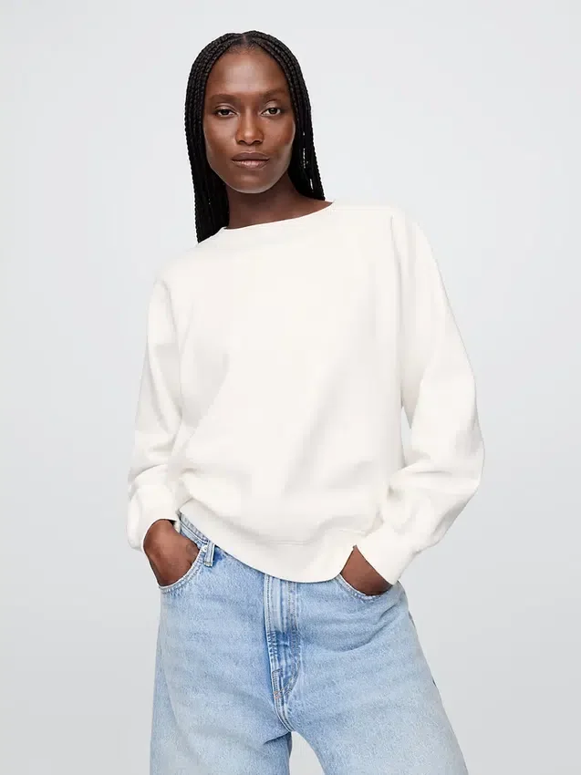 Φούτερ Vintagesoft με μανίκια Raglan