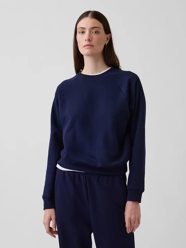 Φούτερ Vintagesoft με μανίκια Raglan