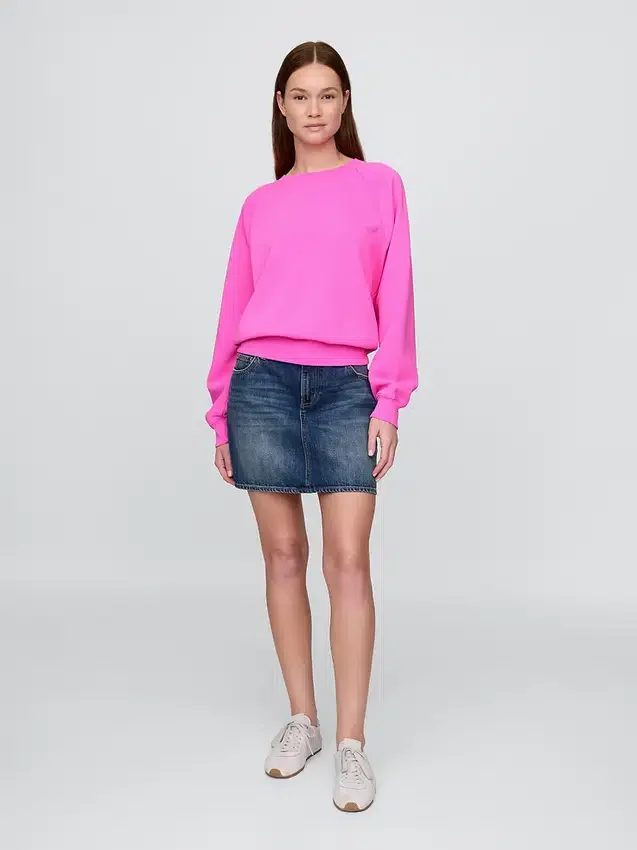 Φούτερ Vintagesoft με μανίκια Raglan