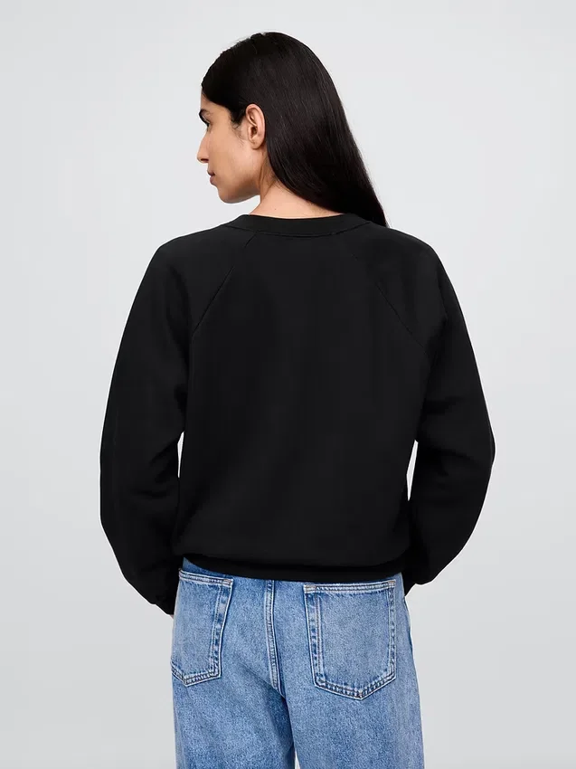 Φούτερ Vintagesoft με μανίκια Raglan