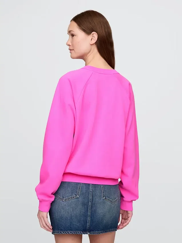 Φούτερ Vintagesoft με μανίκια Raglan