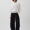 Φούτερ Vintagesoft Terry με ψηλό γιακά και λογότυπο, σε oversized γραμμή