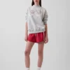 Φούτερ Vintagesoft Terry με ψηλό γιακά και λογότυπο, σε oversized γραμμή