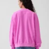 Φούτερ Vintagesoft Terry με ψηλό γιακά και λογότυπο, σε oversized γραμμή