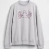 Φούτερ Vintagesoft Terry με ψηλό γιακά και λογότυπο, σε oversized γραμμή