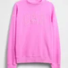Φούτερ Vintagesoft Terry με ψηλό γιακά και λογότυπο, σε oversized γραμμή