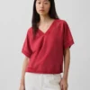Φούτερ Vintagesoft Terry Oversized με V-Neck