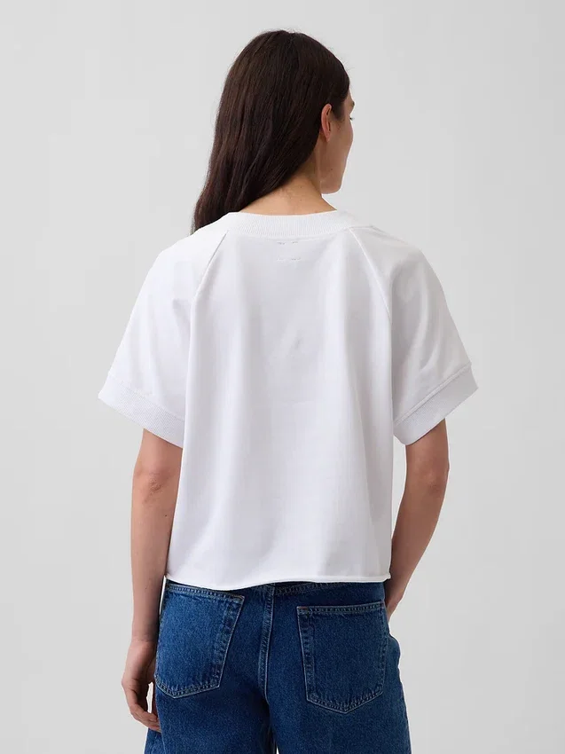Φούτερ Vintagesoft Terry Oversized με V-Neck