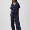 Φούτερ Vintagesoft Terry Oversized με V-Neck