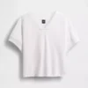Φούτερ Vintagesoft Terry Oversized με V-Neck