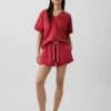 Φούτερ Vintagesoft Terry Oversized με V-Neck
