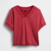 Φούτερ Vintagesoft Terry Oversized με V-Neck