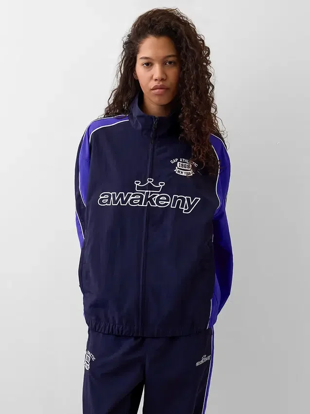 GAP × Awake Ny Ανακυκλωμένο Oversized Αθλητικό Μπουφάν